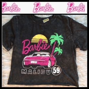 NWT Barbie Malibu Dream Car Crop Tee